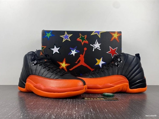 Cheap TBkick 4130 Vibrant Jordan Orange All-Star Brilliant Retro 12 WNBA FD9101- 1026